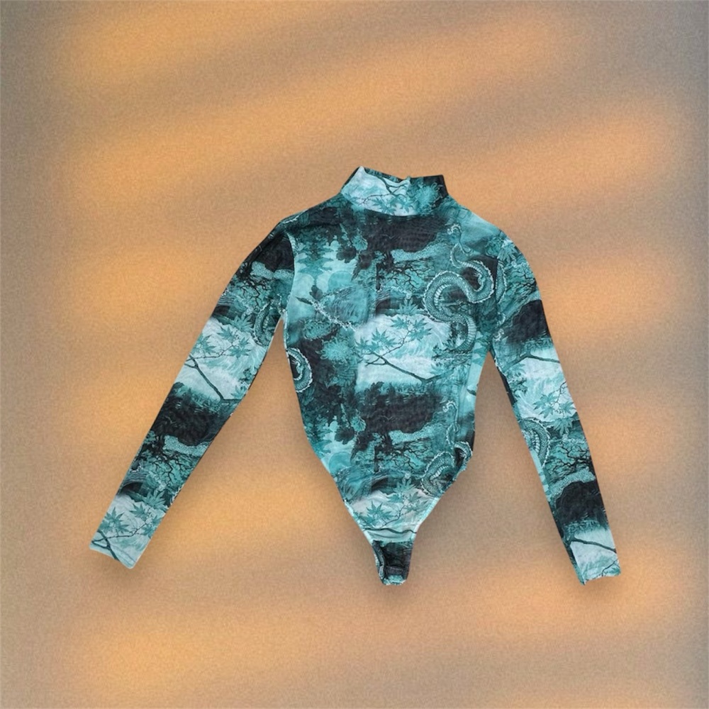 Blue/Green Bodysuit